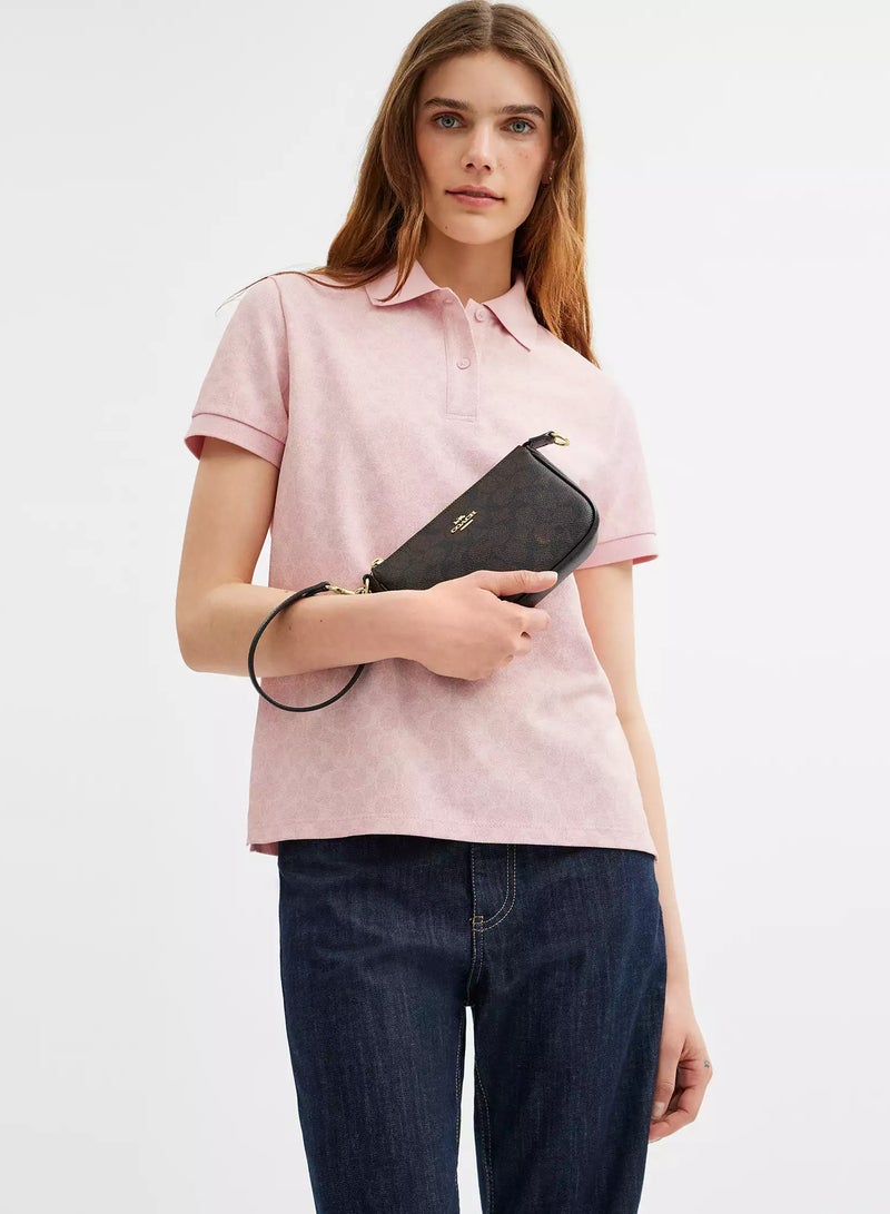 coachoutlet Coach Nolita 19 Shoulder Bag In Signature Canvas, Women's Cross-Body Bag, Women's Shoulder Bag, Women's Hand Bag, Walnut-Black-19cm - Image 3